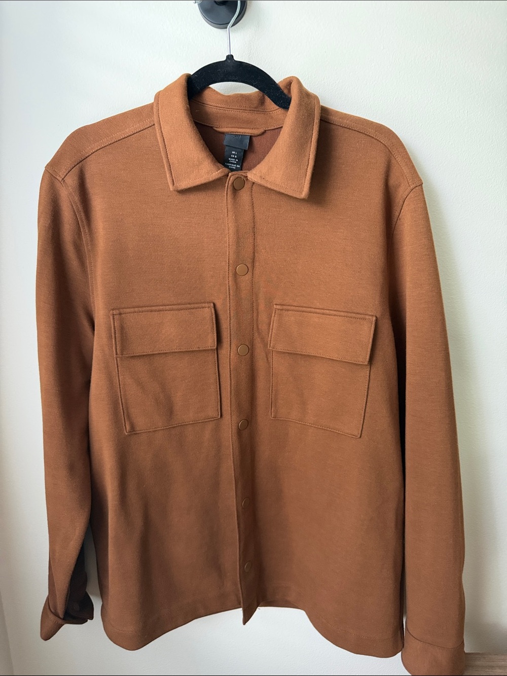H&M Tan/Brown Lightweight Shirt Jacket